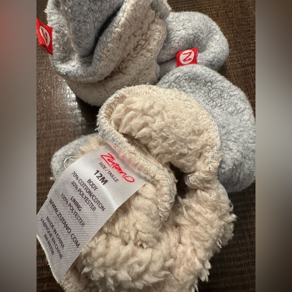 Zutano Shoes Zutano Greysherpa Booties 2m Poshmark